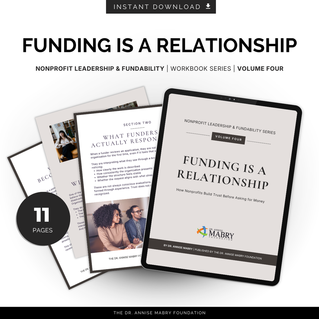 Funding Is a Relationship: A Fundability Workbook for Nonprofit Leaders (Volume 4)