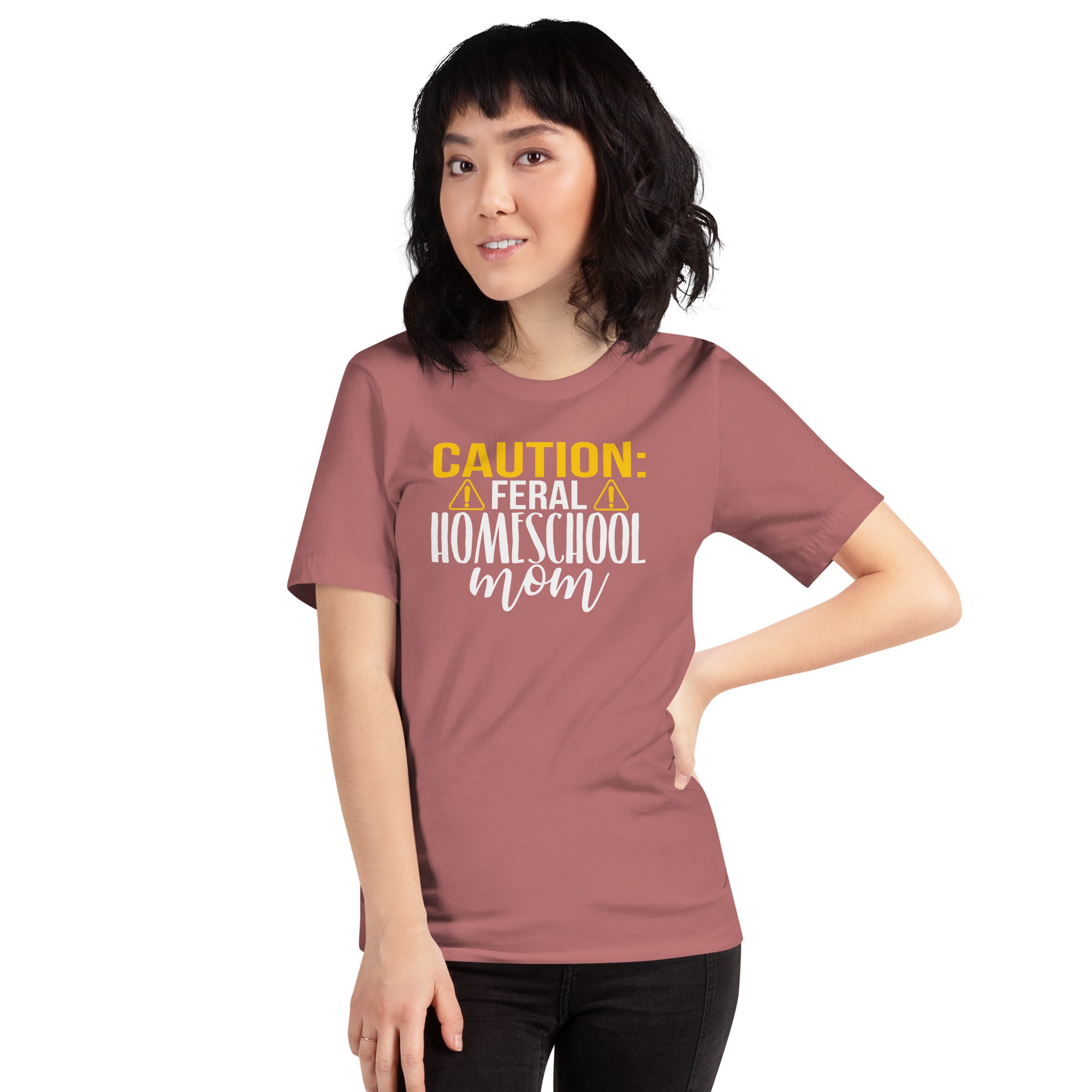 Feral Home school Mom TShirt