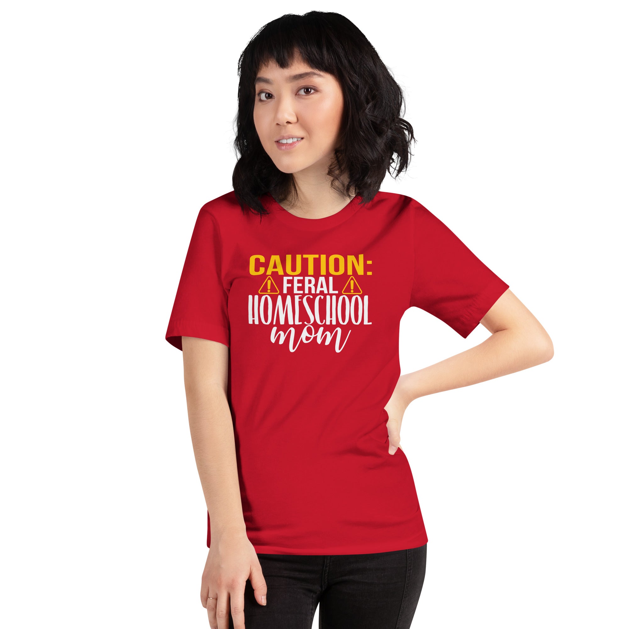 Feral Home school Mom TShirt
