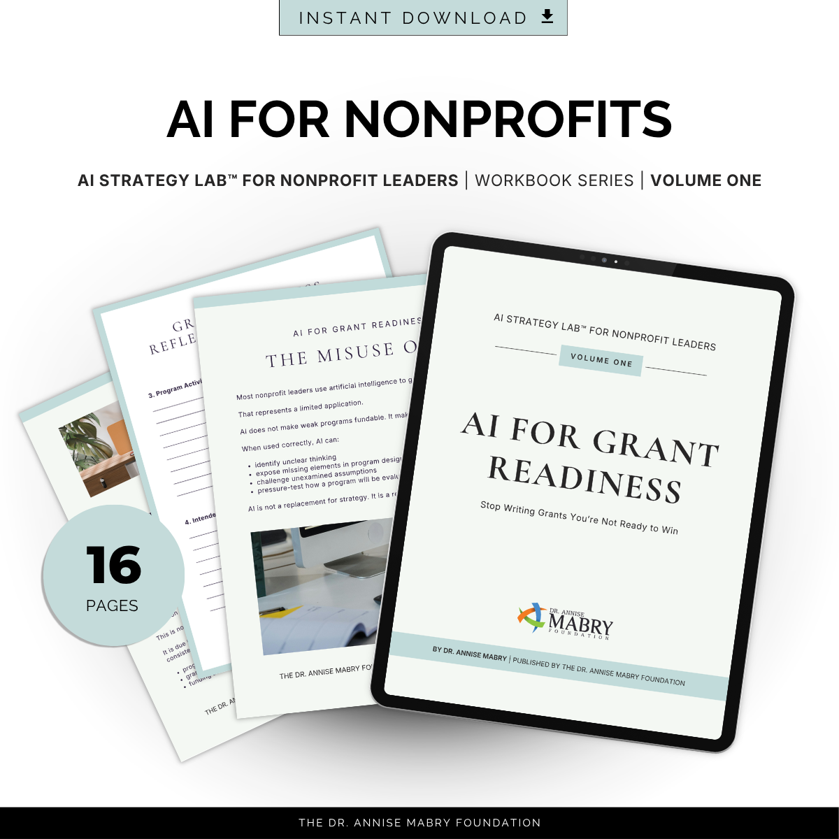 AI for Grant Readiness: A Strategy Workbook for Nonprofit Leaders (Volume 1)