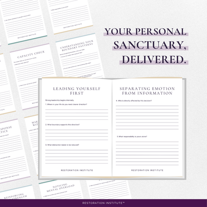 The Calm &amp; Clarity Collection: 5-Part Journal for Emotional Intelligence and Quiet Strength