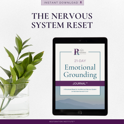 21 Days of Grounding™ | Emotional Regulation Journal