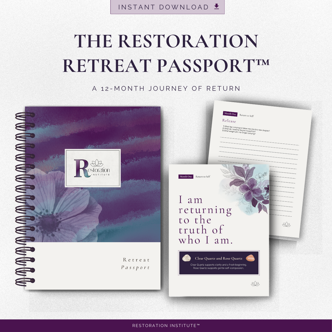 The Restoration Retreat Passport™ | A 12-Month Journey of Return