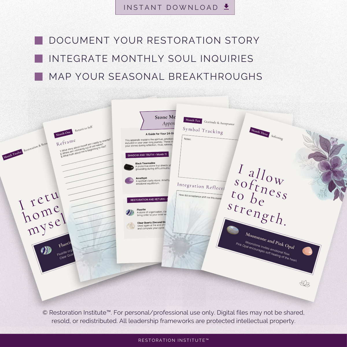 The Restoration Retreat Passport™ | A 12-Month Journey of Return