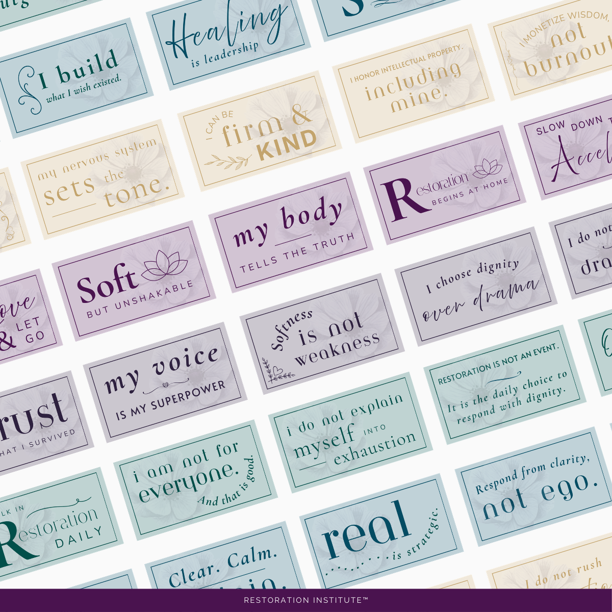 The Restoration Sticker Collection™