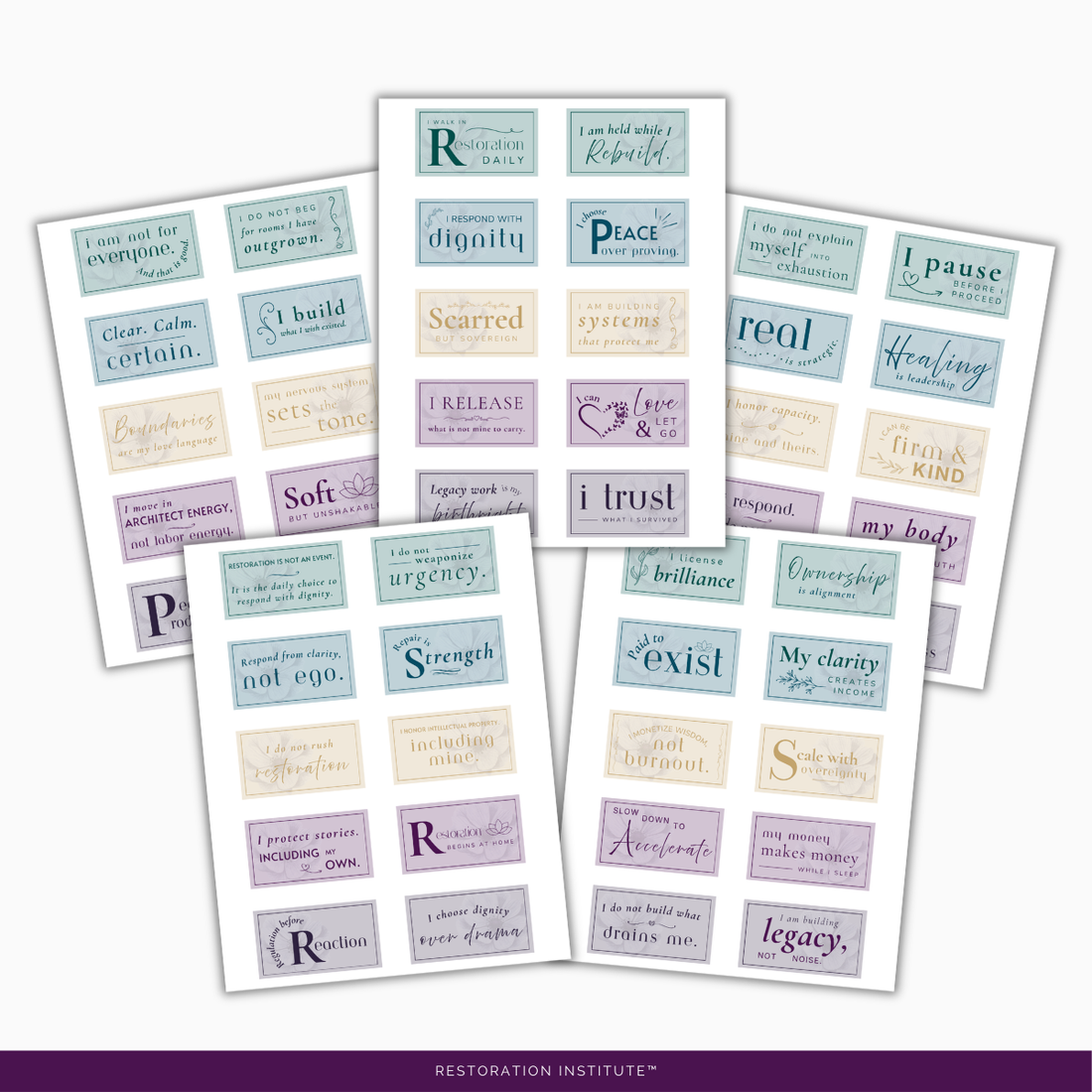 The Restoration Sticker Collection™