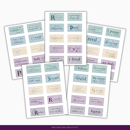 The Restoration Sticker Collection™