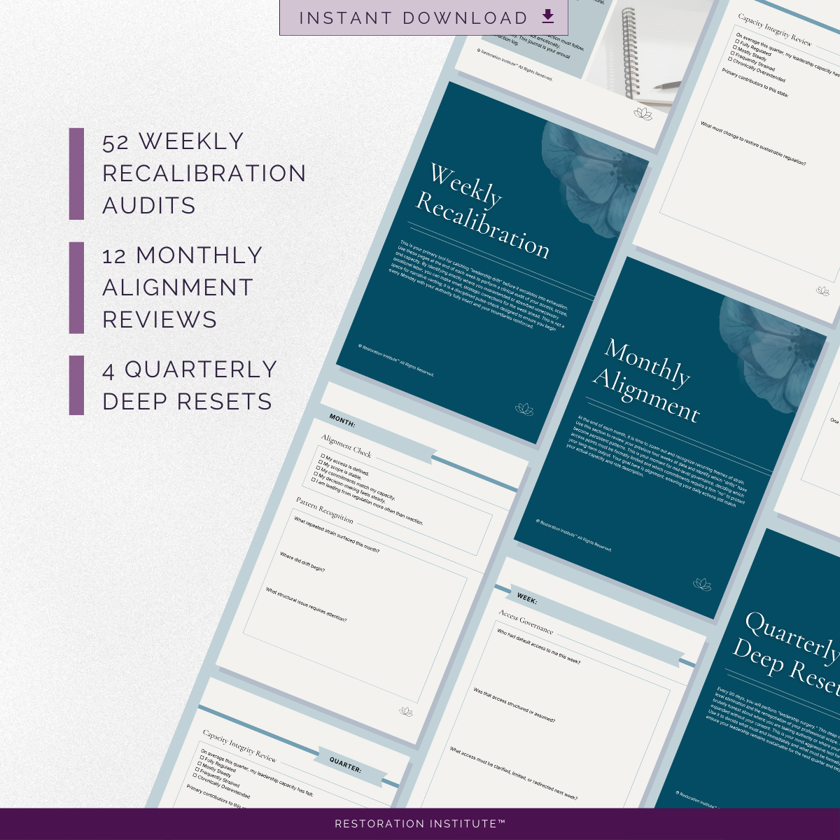 The Regulated Leader™ Journal | 12-Month Leadership Regulation Edition