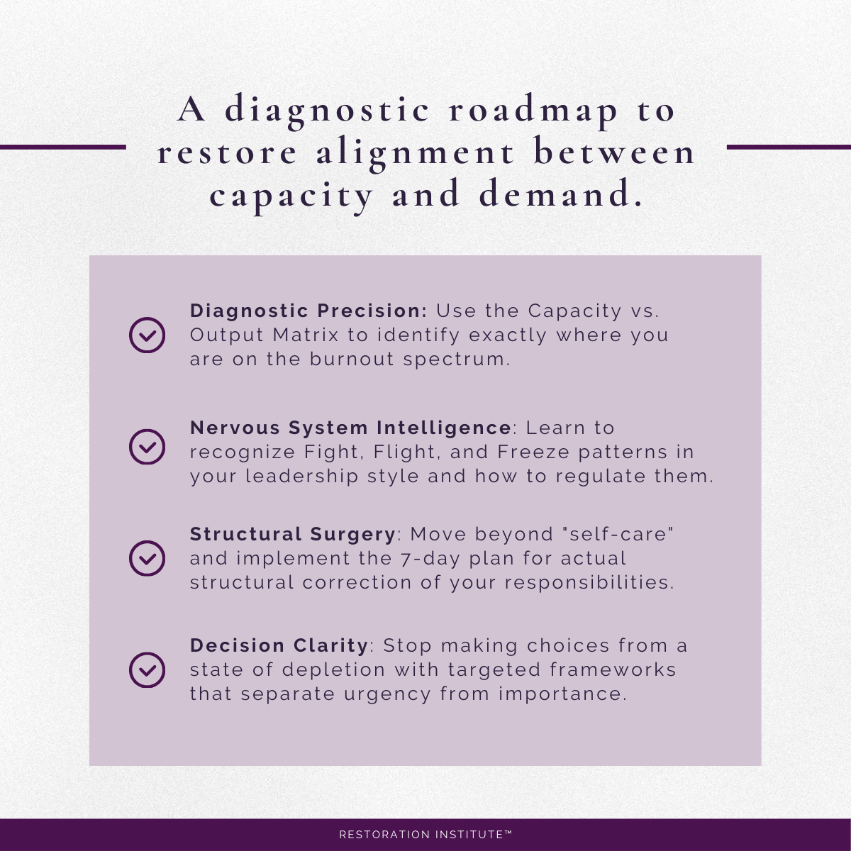 The Regulated Leader™ | Recalibration Guide