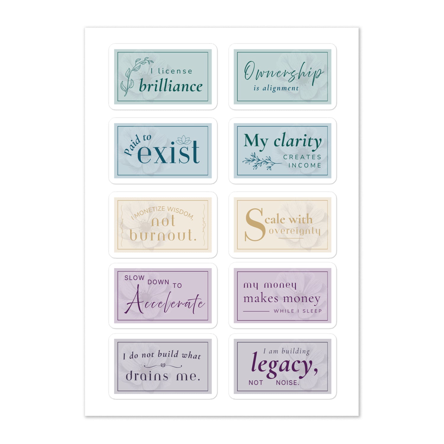 The Restoration Sticker Collection™
