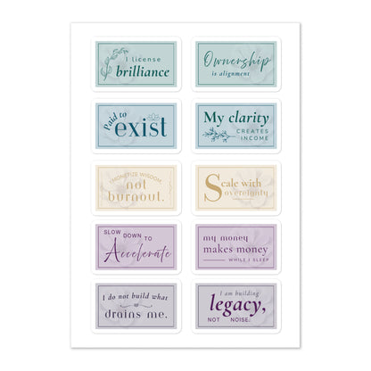 The Restoration Sticker Collection™