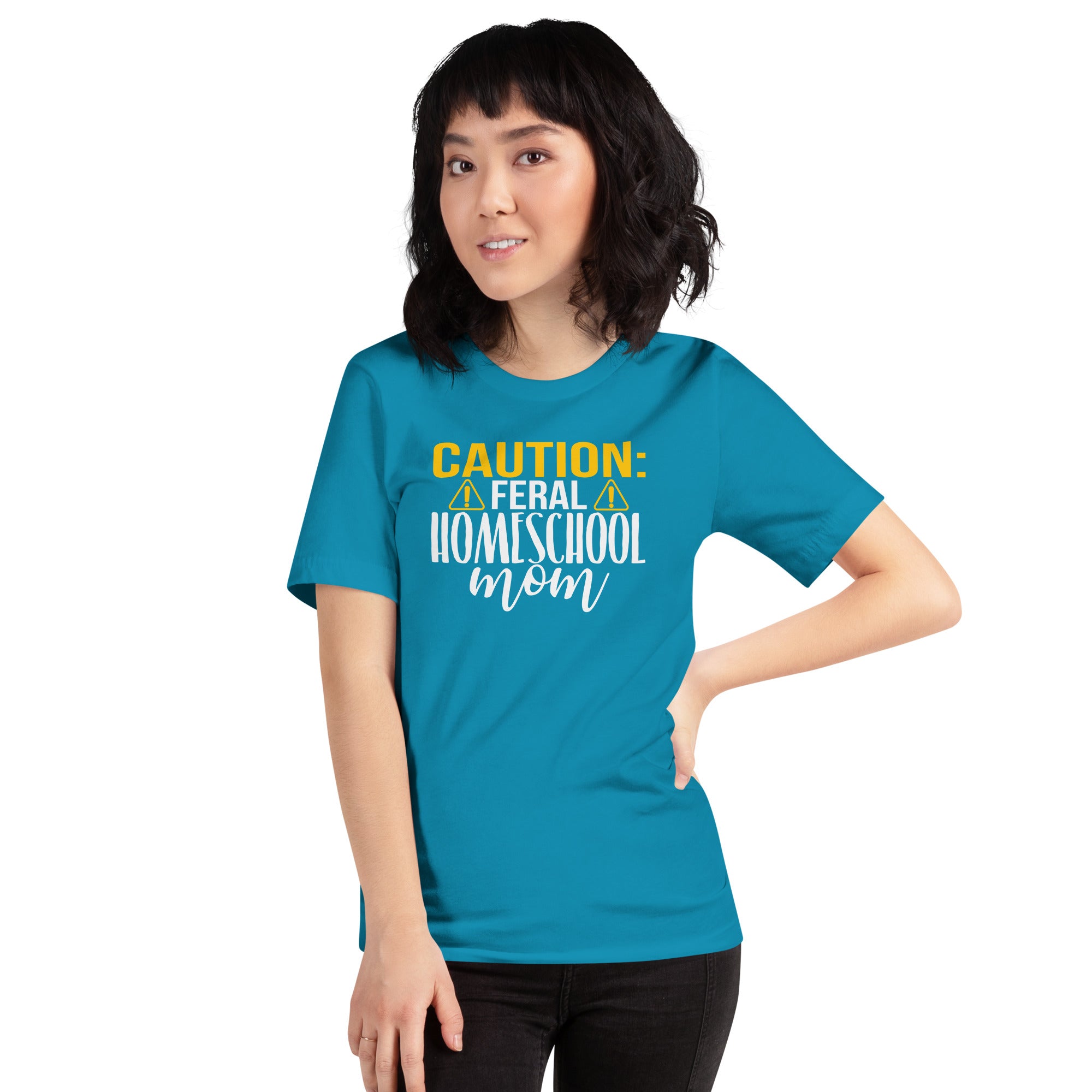 Feral Home school Mom TShirt