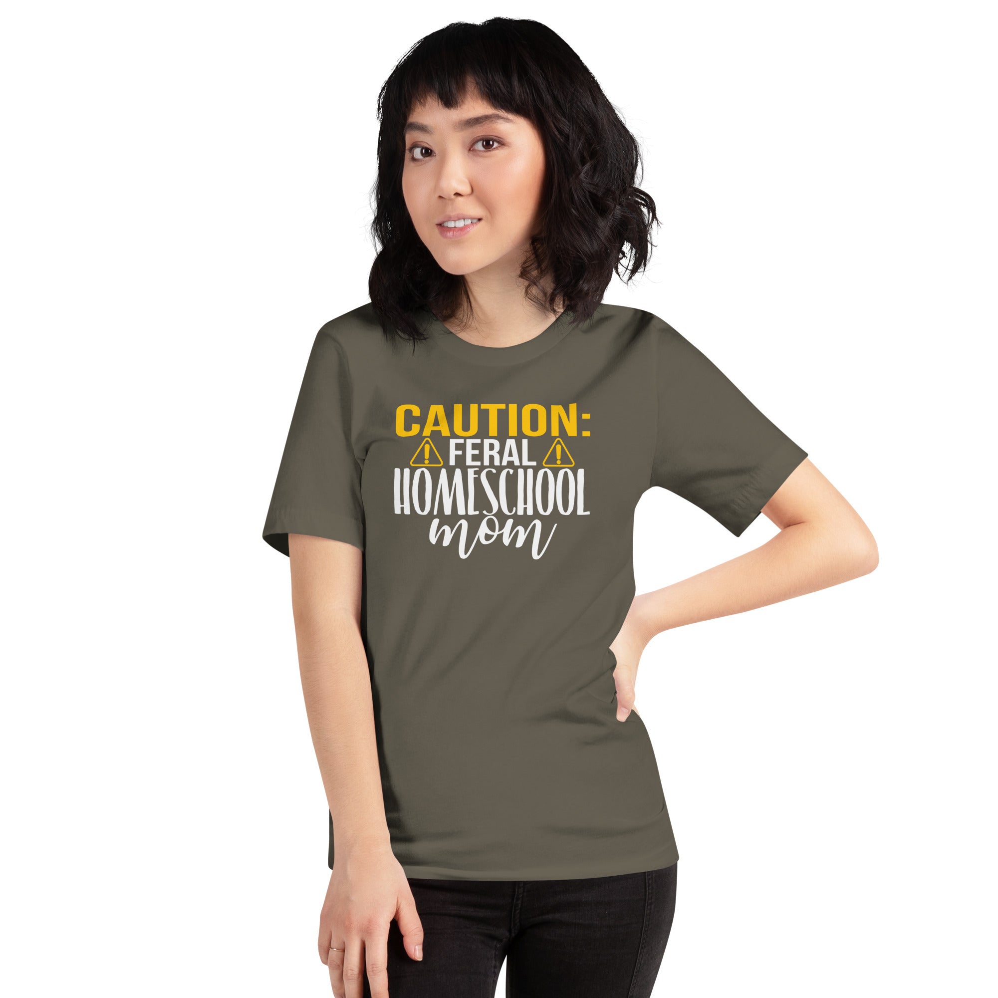 Feral Home school Mom TShirt