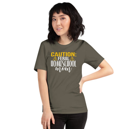 Feral Home school Mom TShirt