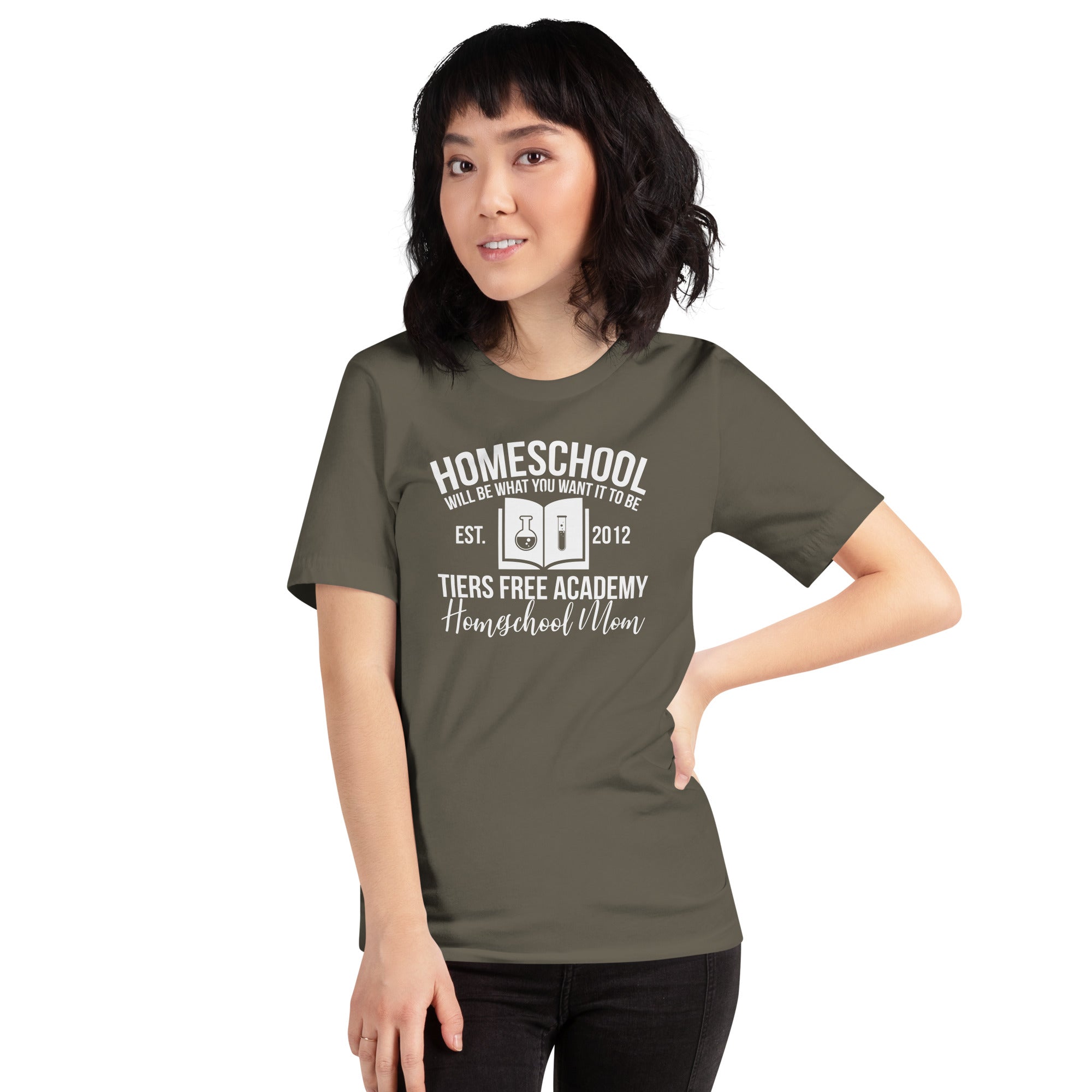 Tiers Free Home School Mom T-shirt