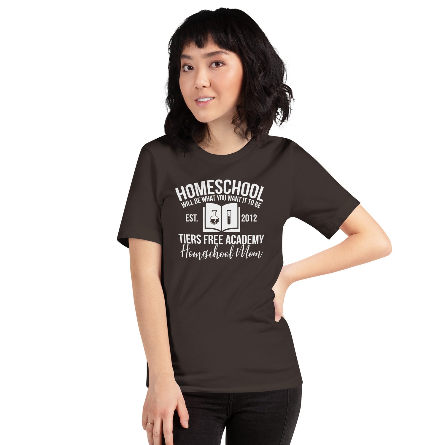 Tiers Free Home School Mom T-shirt