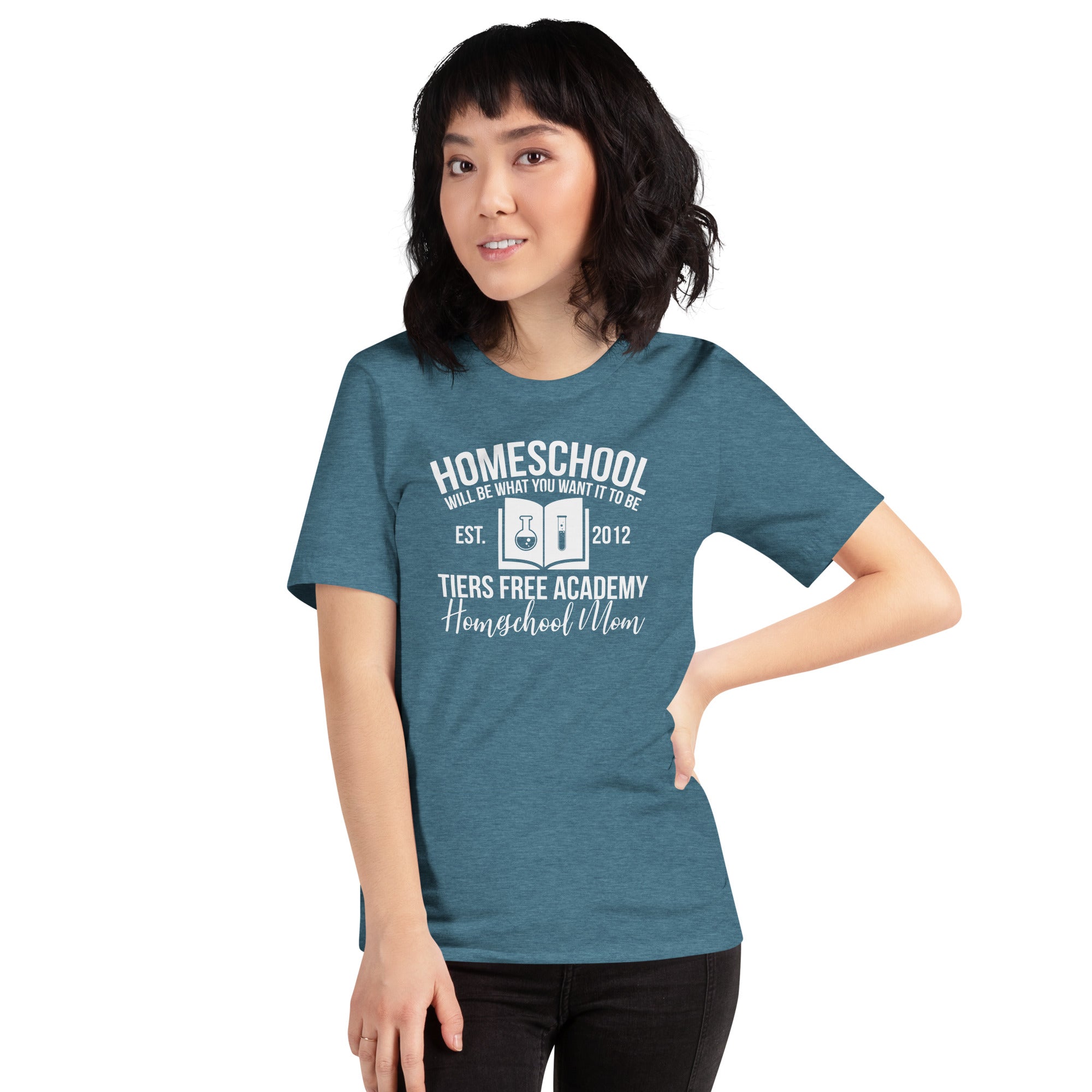 Tiers Free Home School Mom T-shirt