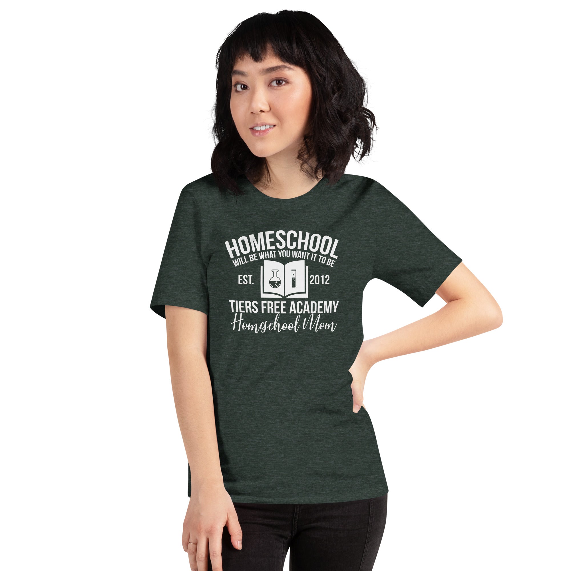 Tiers Free Home School Mom T-shirt