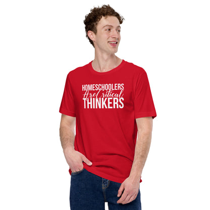 Home School Critical Thinkers T-shirt
