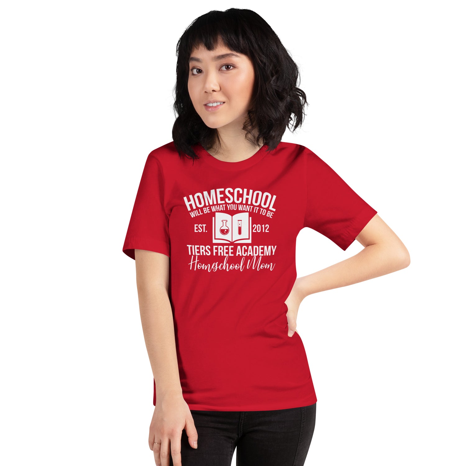 Tiers Free Home School Mom T-shirt