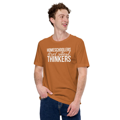Home School Critical Thinkers T-shirt