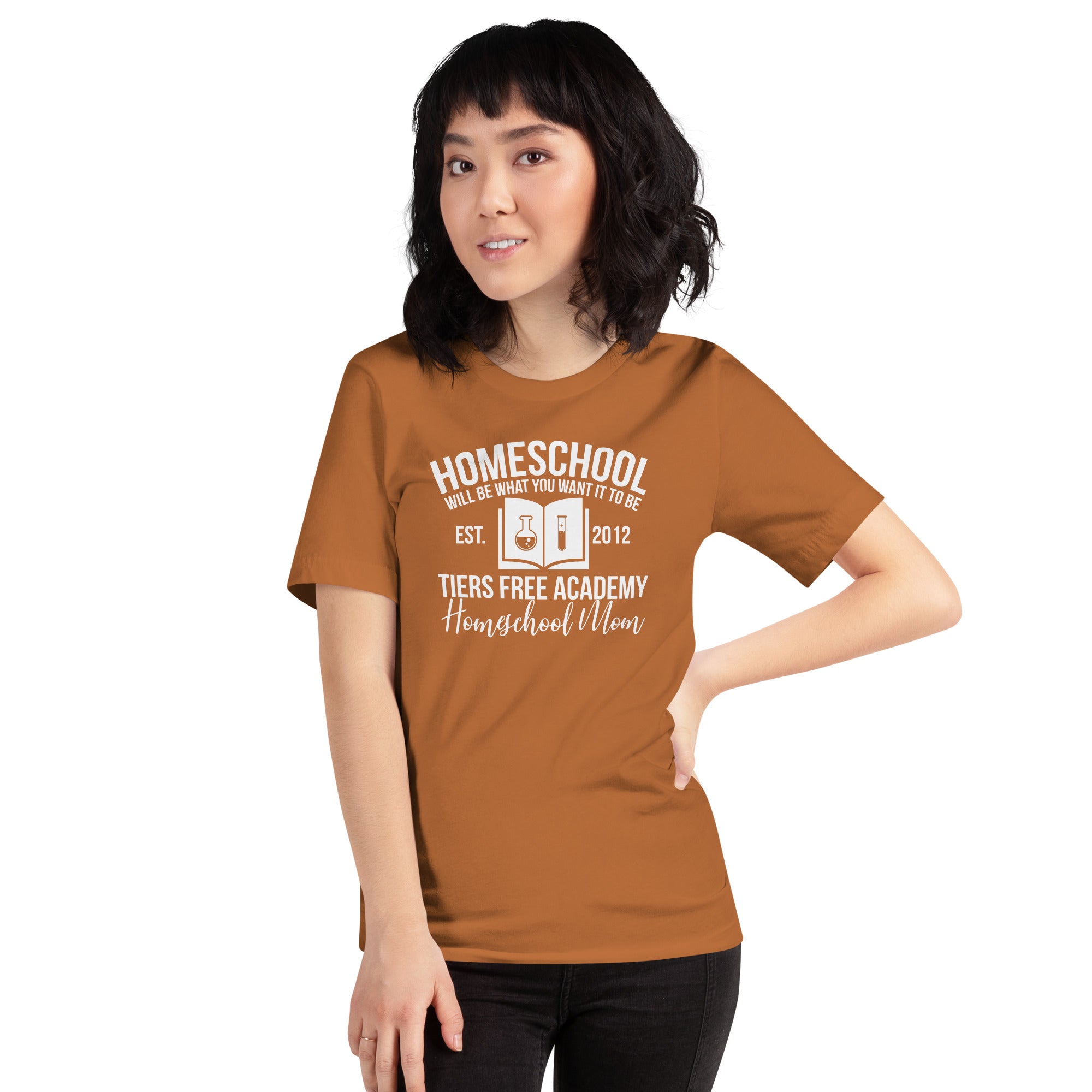 Tiers Free Home School Mom T-shirt